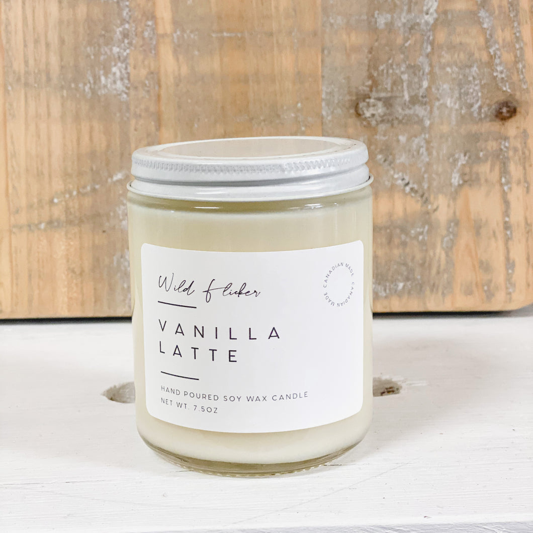 Vanilla Latte Soy Wax Candle