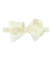 Load image into Gallery viewer, Ivory Bow Headband
